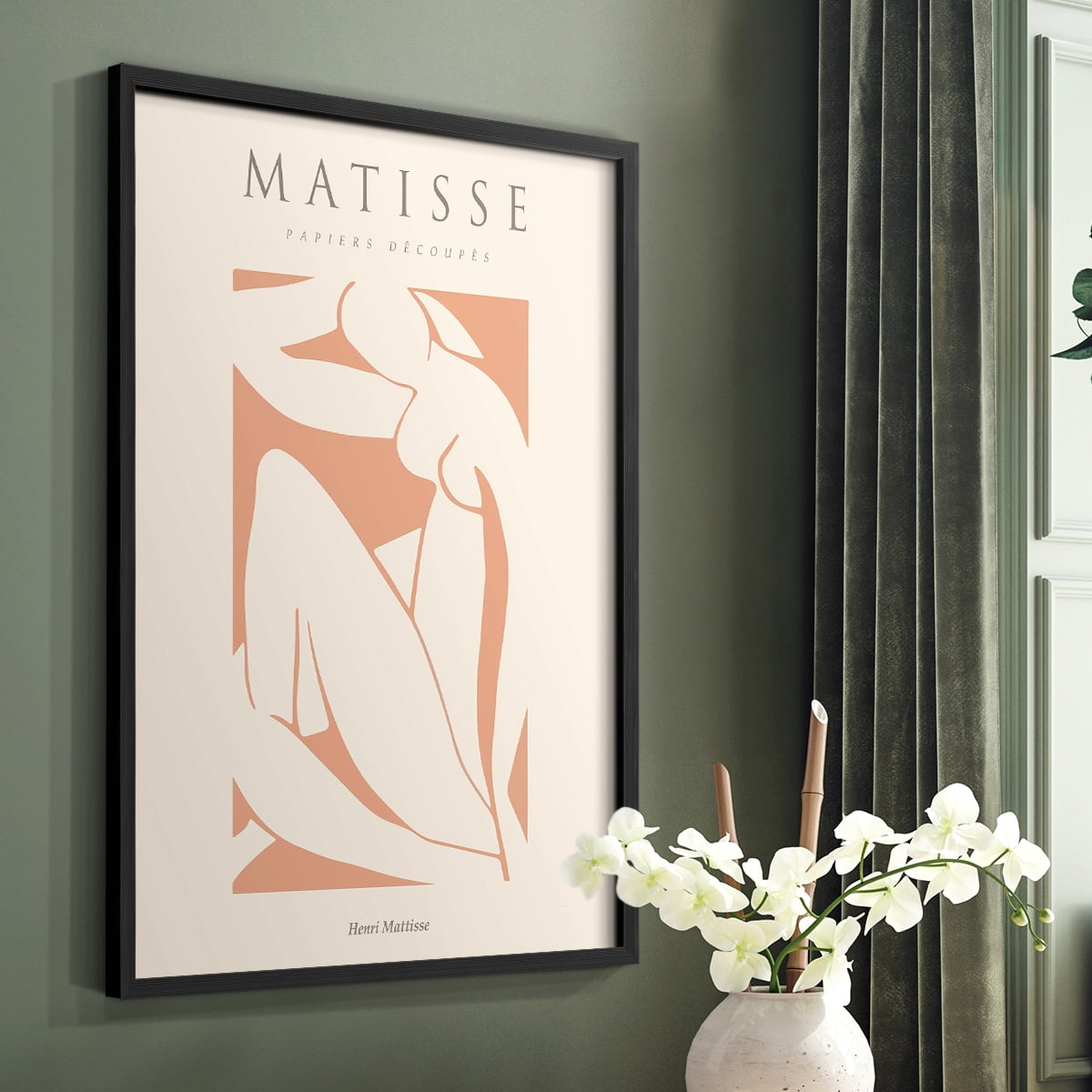 Matisse C Framed Print - Solid Wood
