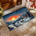 thumbnail image 3 of LHWEN Christmas Floor Mat Cartoon Door Mat Non-Slip Entry Rug Decorative Minimalist Design for Home Bedroom Living Room Holiday Decor Gift Idea, 3 of 8