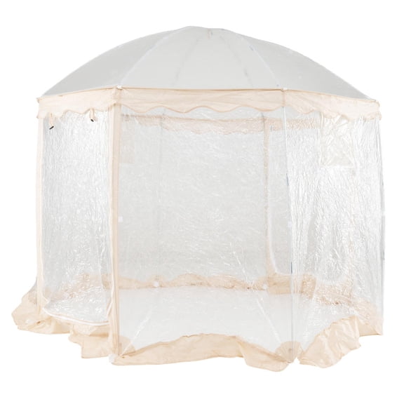 Pop up Bubble Tent, 10X10 Ft Clear Weatherproof Screen House Pod, 540 Panoramic View, Fits 8-10 People
