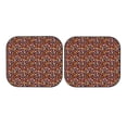 thumbnail image 7 of Xecao 70s Groovy Hippie Retro for Foldable Car Sun Shades (2-Pack) offer sun protection with an easy-fold design for convenient windshield shading., 7 of 7