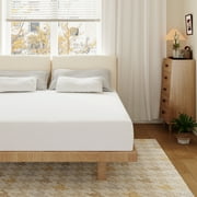 MLILY Ego White 8 inch Memory Foam Mattress, Twin Size Mattress in a Box, Medium Firm