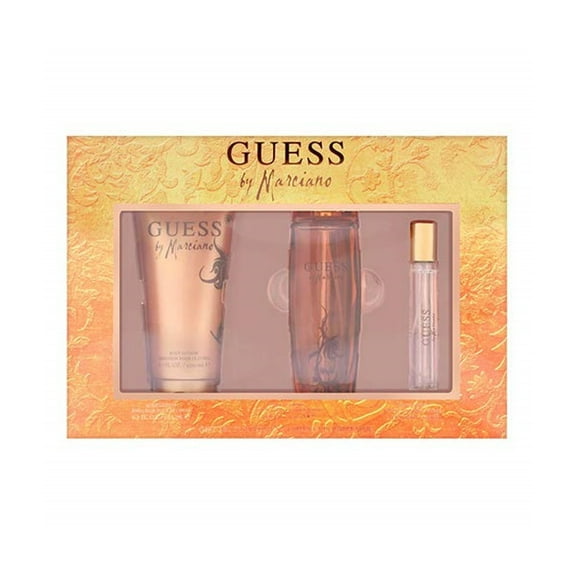 GUESS BY MARCIANO by Guess EAU DE PARFUM SPRAY 3.4 OZ & BODY LOTION 6.7 OZ & EAU DE PARFUM SPRAY 0.5 OZ