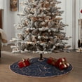 thumbnail image 4 of Haiem Copper-Gold Gloss Outline Flower Pattern Christmas Tree Skirt Merry Christmas Party Christmas Tree Decoration,New Year Decorations-30", 4 of 6