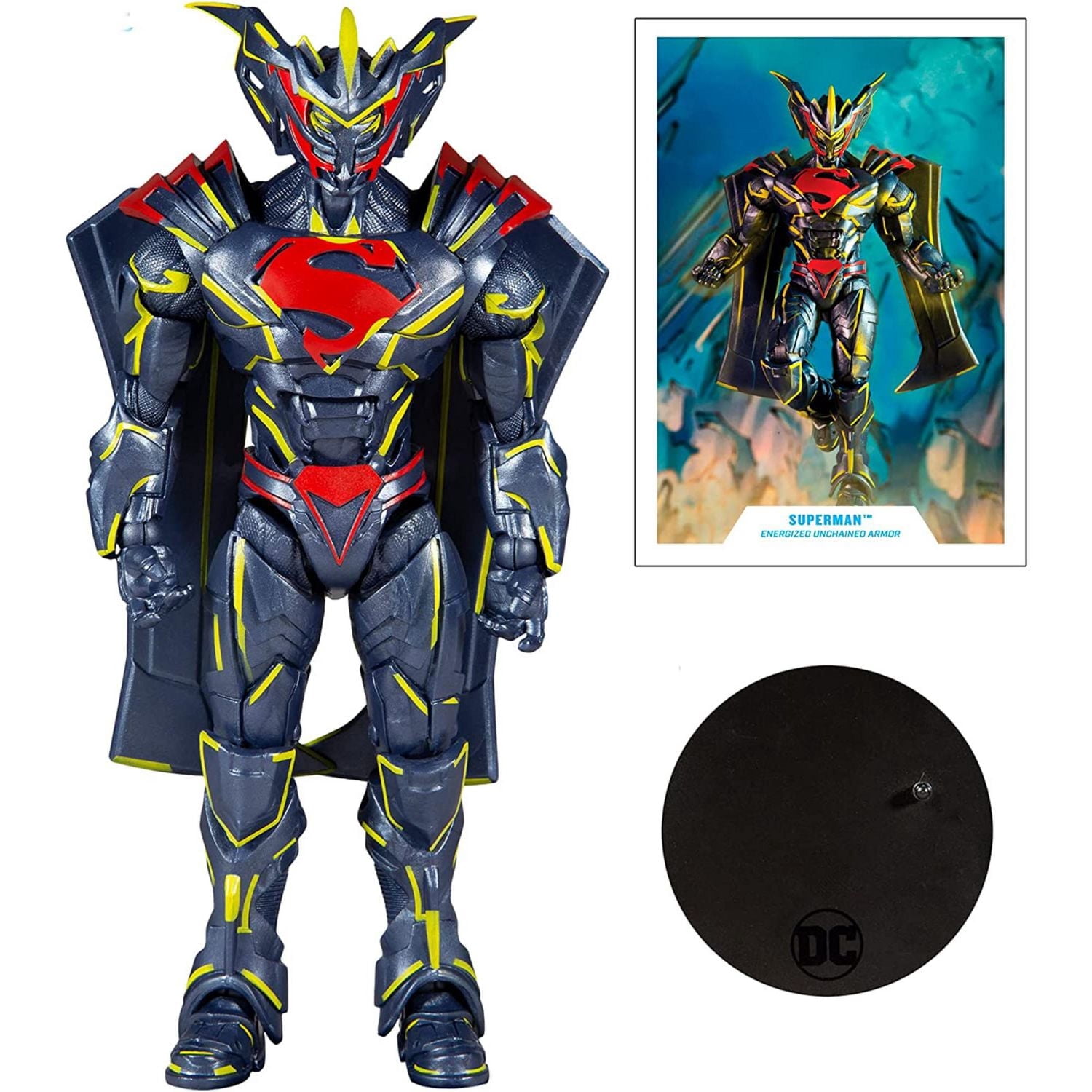 DC Multiverse 7IN - Superman Energized Unchained Armor (Gold Label)