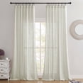 thumbnail image 2 of Cortinas Joydeco de lino, 108 cm x 274 cm, filtro de luz, 2 paneles, 2 of 8