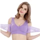 thumbnail image 4 of Sujetador deportivo de encaje sexy para mujer, bralette push up, ropa interior para dormir, lencería fruncida con hebillas cruzadas en los lados delanteros, 4 of 5