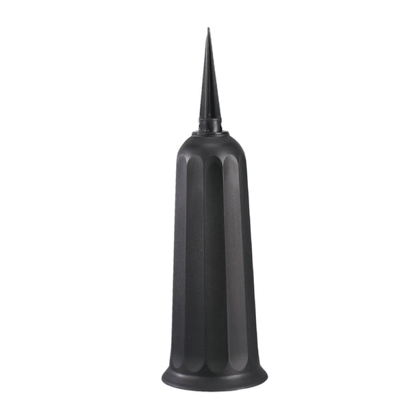 Billuyoard 4 unids/set de jarrones de cementerio funcionales y decorativos con estaca para el suelo, florero de cementerio con púas Decoración del hogar Negro