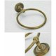 thumbnail image 4 of Anneau Porte-Serviette Fixation Murale Rond en Acier pour Salle de Bain ou Cuisine Support-Serviette Dorée, de Douche Accessoir de Salle de Bain (16 cm) - Finition laiton antique Kuyhfg Bienvenido a Kuyhfg, 4 of 5