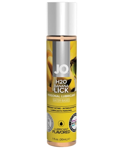 System JO H2O Flavored Lubricant - 1 oz Banana