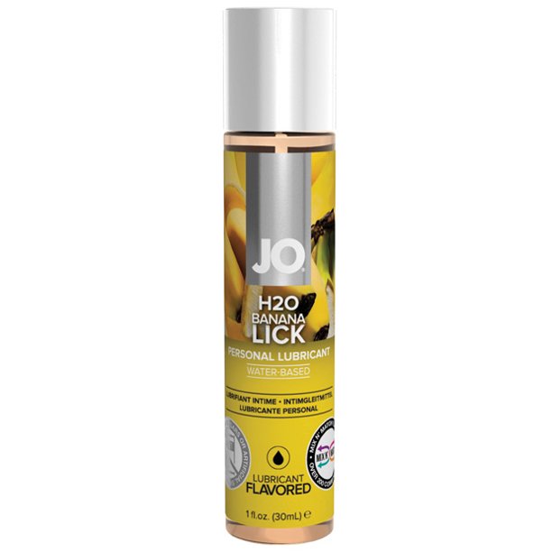 System JO H2O Flavored Lubricant 1 oz Banana