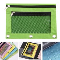 Pencil Case,CELNNCOE Pencil Pouch 3 Ring, Zipper Pencil Pouches Case Binder Cosmetic Bag