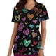 thumbnail image 1 of TaTaai Lightweight Holiday Print Top for Women, V Neck Short Sleeve Casual Blouse with Pockets, Valentine's Day Shirt for Gifting Gift, 1 of 5