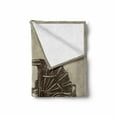 thumbnail image 2 of Cars Soft Flannel Fleece Blanket, Classic Retro Car Design Early Prototypes of Automobile Semi Convertible Old School, Cozy Plush for Indoor and Outdoor Use, 70" x 90", Beige Sepia, by Ambesonne, 2 of 6