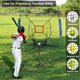 thumbnail image 2 of Red de práctica de béisbol y sóftbol BaseGoal 7 x 7 pies con zona de strike, 2 of 7