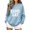 Light Blue, variant on TQWQT Game Day Sweatshirt Women Game Day Shirt Ladies Long Sleeve Pullover Crewneck Raglan Graphic Tee Football Season Outfit Gameday Apparel Casual Streetwear Oversized Top Black L