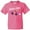 Neon Pink, variant on Born to Race- Pink Race Car Youth T-Shirt