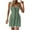 AA-Green, variant on Womens Summer Sleeveless Twist Front Jumpsuits Solid Color Waffle Knit Romper Casual Wide Leg Rompers, White, S