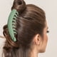 thumbnail image 5 of Pinza para el cabello vertical Accesorio para el cabello de cola de caballo coreana Pinza para el cabello con forma de plátano Pinza para el cabello minimalista grande Pinza para el cabello vertical A, 5 of 6