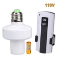 thumbnail image 1 of Coofit Light Bulb Socket Wireless Remote Control E27 Bulb Base Adapter Lamp Holder, 1 of 10