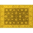 thumbnail image 1 of Ahgly Company Indoor Rectangle Oriental Yellow Traditional Area Rugs, 2' x 5', 1 of 4