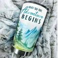 thumbnail image 2 of Athenstics And So The Adventure Begins Tumbler 20 Oz Gifts - Funny Gifts for Coworkers, Retired Men and Women Ceramic Tumbler, Tumbler 20 oz, 2 of 6