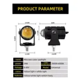 thumbnail image 3 of Par Faros Luces Led Para Motos Auto Doble Color Impermeable, 3 of 8