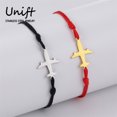 thumbnail image 2 of Aoxiang Pulsera de cuerda de la suerte para hombre y mujer, brazalete de cuerda roja con dije de pata de oso, perro y gato, hecho a mano, joyería de moda, tendencia 2024, 2 of 2