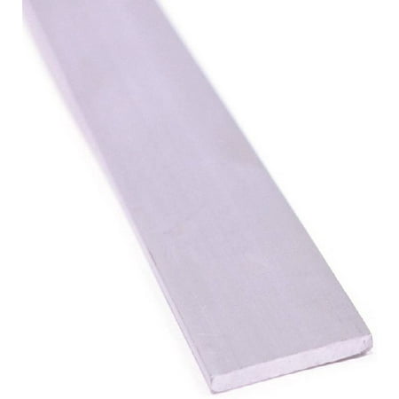 M-D 61044 Flat Bar, 3/4 in W x 72 in L x 1/8 in T, Anodized Aluminum, Mill