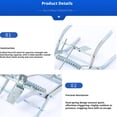thumbnail image 6 of Heavy Duty Mole Traps for Lawns - Galvanized Steel Gopher Traps with Sensitive Trigger - Reusable & Weatherproof Vole Control for Garden and Farm, 6 of 8