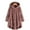 hot pink, variant on Winter Coats for Women Zpanxa Women Plus Size Button Plush Tops, Hooded Loose Cardigan Wool Coat, Casual Plush Jacket Outwear Hot Pink L
