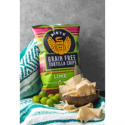 Siete Lime Tortilla Chips 5oz (Pack of 2)