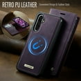 thumbnail image 3 of ELEHOLD Magnetic Detachable Wallet Case for Samsung Galaxy A15, Shockproof Faux Leather Stand RFID Card Slots Detachable Mag-Safe Magnetic Case Cover,Removable Back Shell,Purple, 3 of 12