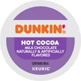 Dunkin' Donuts Milk Chocolate Hot Cocoa, Keurig KCup Pods, 22/Box