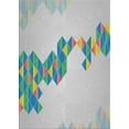thumbnail image 1 of Ahgly Company Indoor Rectangle Patterned Light Slate Gray Novelty Area Rugs, 7' x 9', 1 of 6
