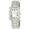 Anne Klein Women's 10-7127SVSV White Dial Swarovski Crystal Accented Silver Tone Metal Watch