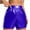 #Blue, variant on Panties for Women Low Waist 2025 New Womens Panties Briefs Ladies Leather Shorts Multi Colored High Waisted Stretch Casual Shorts Blue M