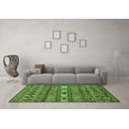 thumbnail image 3 of Ahgly Company Indoor Rectangle Abstract Green Modern Area Rugs, 4' x 6', 3 of 4