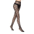 thumbnail image 5 of Clearance Under $5.00,Chiccall Sexy Black Fishnet Tights,Sheer Patterned Tights Thigh-High Stockings Lace Leggings Mesh Pantyhose Gifts for Women Her,on Clearance, 5 of 5