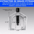 thumbnail image 5 of Extractor Rotula Kit Herramienta Suspension Reparacion Auto ESTUCHE ROJO HERRAMIENTAS PLATA, 5 of 5