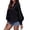 Black, variant on My Items Shirts for Women Women's Long Sleeve Shirts Womens Lapel Shirts Long Sleeve Blouse Button Down Shirts Elastic Trumpet Sleeve Casual Plain Tops M