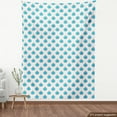 thumbnail image 4 of Fruit Sofa Upholstery Fabric by the Yard, Abstract Blue Toned Sliced Fig Healthy Life Pop Art Repetitive Illustration, Decorative Fabric for DIY and Home Accents, Sea Blue and Umber by Ambesonne, 4 of 5