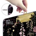thumbnail image 6 of FORMRS Acrylic Clipboard with Low Profile Clip Standard A4 Letter Size, 12.5" x 9", Dark Flowers Pattern, 6 of 8