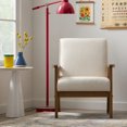 thumbnail image 4 of Wood Frame Accent Chair,Living Room Furniture,Chair Living Room, Comfortable,Simple and Modern, Bedroom,Living Room,Single Chair My Lux Decor Round, 4 of 7