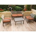 thumbnail image 4 of Vargottam Perfect Outdoor/Indoor Square Corner Seat Cushions Water Resistant Lounge Chair 18.5 x 16 Home Office Patio Furniture Garden Decoration- Pack Of 2 - Dusty Peach, 4 of 6