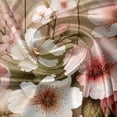 thumbnail image 5 of Ambesonne Sakura Valance & Curtain 3 Pcs Set, Japanese Cherry Blossom Art, 55"x45", Blush Olive Green Dusk, 5 of 7
