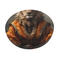 thumbnail image 1 of Disketp Jungle Meditating Lion Funda Redonda para Taburete, Funda de Cojín para Silla de Bar Suave y Elástica-14 inch, 1 of 7
