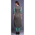 thumbnail image 4 of Bimba Tunique d'Été pour Femmes à Manches 3/4 Imprimée Kurtis Droits Longs Indiens, 4 of 6