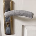 thumbnail image 3 of Trayknick 4Pcs Double Layer Door Handle Cover Fine Workmanship Eco-friendly Keep Warm Door Handle Protector for Home Grey, 3 of 13