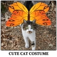 thumbnail image 3 of UPOUART  Pet Costume Orange Butterfly Wings For Dogs And Cats Photo Accessories 1 PCS, 3 of 7