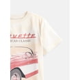 thumbnail image 3 of Chevy Corvette Girls' Graphic Tee with Short Sleeves, Sizes 4-16, 3 of 3